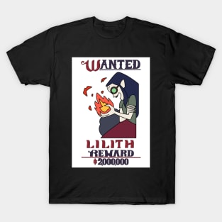 Lilith wanted poster ~ The Owl House T-Shirt